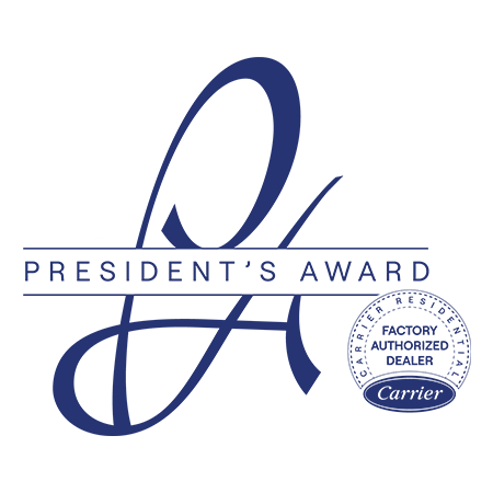     : The Carrier<sup>®</sup> President's Award is our highest dealer honor. This annual award recognizes Carrier Factory Authorized Dealers who exemplify leadership and management, customer satisfaction, expertise, business growth and operational excellence.